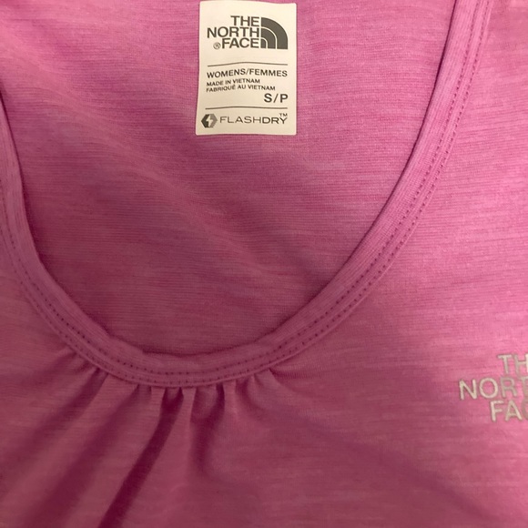 Pink North Face flash dry performance athletic top - Picture 3 of 5